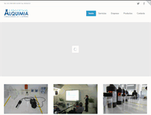 Tablet Screenshot of laboratorio-alquimia.com